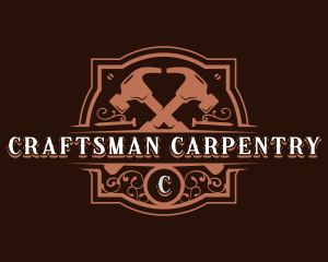 Hammer Builder Carpentry logo design