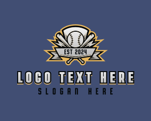 Baseball League Sports logo