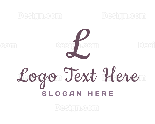 Feminine Fashion Accessory Logo