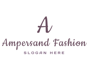 Feminine Fashion Accessory logo design