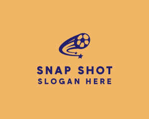 Soccer Shooting Star  logo design