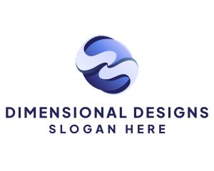 3D Digital Business logo design