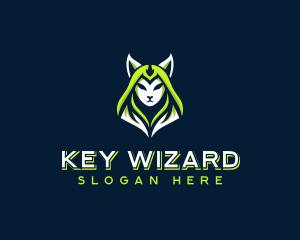 Wizard Cat Gaming logo design