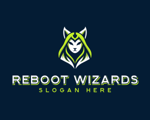 Wizard Cat Gaming logo design