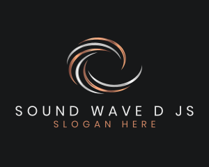 Premium Luxury Wave Swoosh logo design