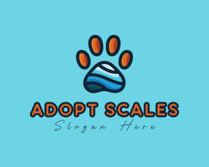 Veterinary Pet Paw logo design