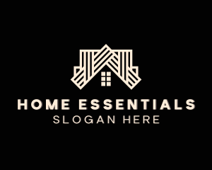 Home Roofing Residence logo design