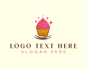 Sweet Cupcake Muffin logo