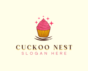 Sweet Cupcake Muffin logo design