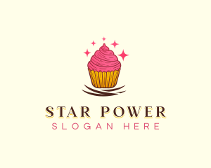 Sweet Cupcake Muffin logo design