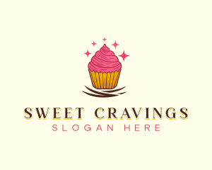 Sweet Cupcake Muffin logo design