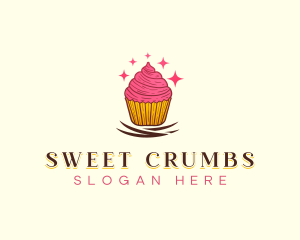 Sweet Cupcake Muffin logo design