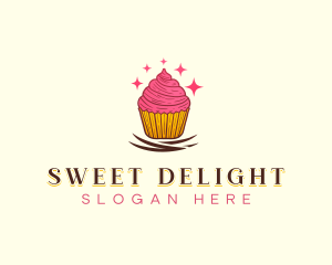 Sweet Cupcake Muffin logo design