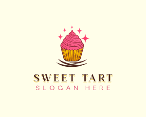 Sweet Cupcake Muffin logo design