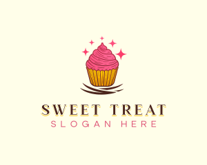 Sweet Cupcake Muffin logo design