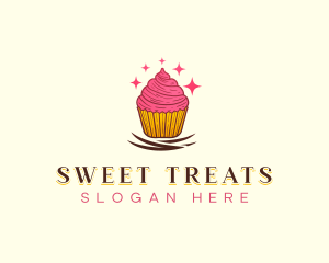 Sweet Cupcake Muffin logo design