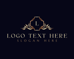 Premium Floral Cross logo