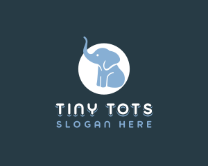 Elephant Toddler Toy  logo design