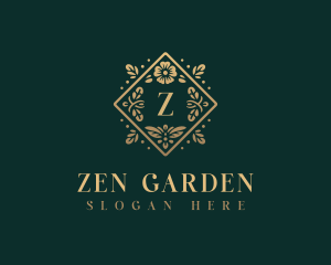 Floral Garden Wedding logo design