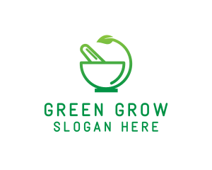 Green Alternative Medicine logo design