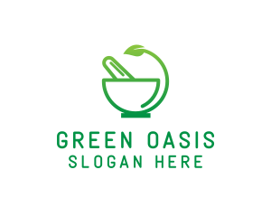 Green Alternative Medicine logo design