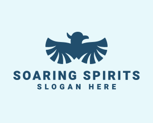 Blue Flying Bird logo