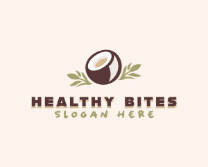 Healthy Coconut Milk logo design