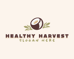 Healthy Coconut Milk logo design