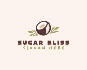 Healthy Coconut Milk logo design