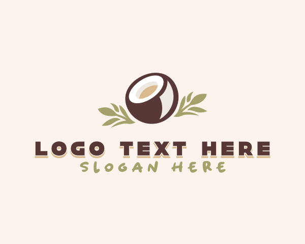 Coconut Juice logo example 3