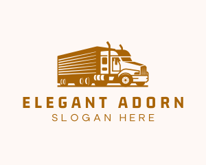 Trucking Logistic Transport logo design