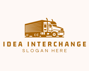 Trucking Logistic Transport logo design