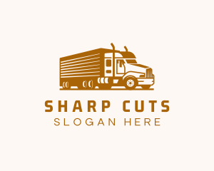 Trucking Logistic Transport logo design