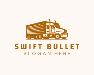 Trucking Logistic Transport logo design