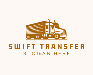 Trucking Logistic Transport logo design