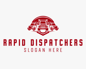 Truck Fleet Dispatch logo design