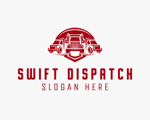 Truck Fleet Dispatch logo design