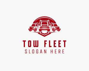 Truck Fleet Dispatch logo design