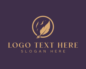 Writing Stationery Quill logo
