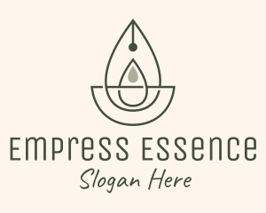 Wellness Oil Drop Essence logo design