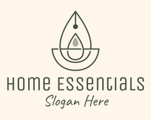 Wellness Oil Drop Essence logo design