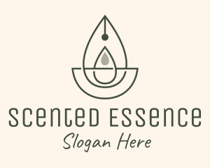 Wellness Oil Drop Essence logo design