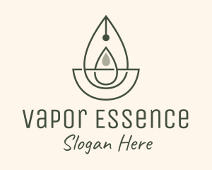 Wellness Oil Drop Essence logo design