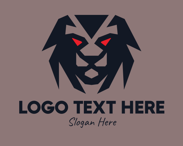 Lion Mane logo example 3