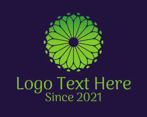 Green Nature Floral  logo