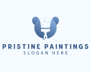 Paint Brush Handyman  logo design