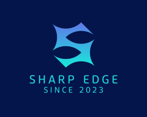 Sharp Cyber Letter S Business logo
