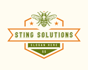 Apiary Bee Hive logo design