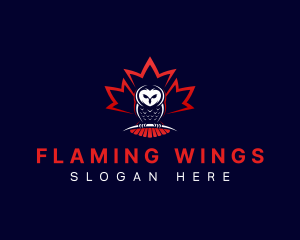 Snowy Owl Canada logo design