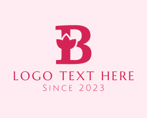 Violet B Flower logo